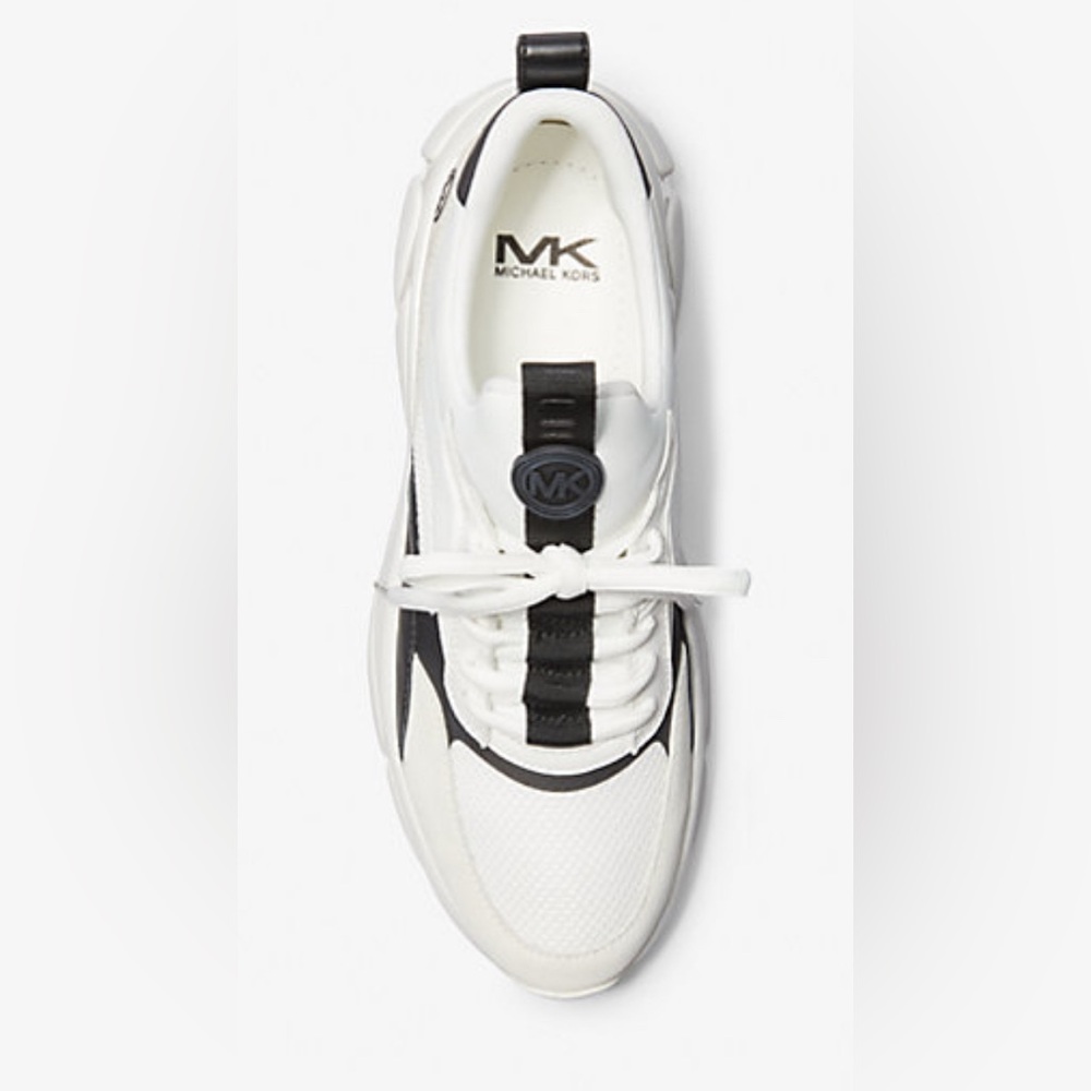 Michael Kors Men’s Darius Mixed Media Trainer Shoes 11MC - Picture 3 of 4